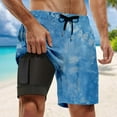 thumbnail image 2 of Kcolen Swim Trunks for Men High Elastic Waist Mens Bathing Suits Comfy Swimming Trunks Soft Compression Liner Summer Beach Bathing Suit Beach Board Shorts, 2 of 4