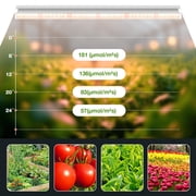 DONGPAI T5 16.8 LED Grow Lights 4 Pack, 5000K Full Spectrum LED Plant Light Strips for Indoor Plants with V-Shaped Reflector, End-to-End Connectable for Seed Starting, Shelves and Greenhouse