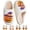 Wizard Hat-pumpkin, variant on CLOUJI Cute Fuzzy House Halloween Print Slippers for Women Non- Memory Foam Shoes