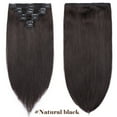 thumbnail image 3 of SEGO Clip in Hair Extensions Human Hair 100% Real Remy Hair 10-24 inch Full Head Thick Hair Pieces Silky Straight Balayage Hair Cleanrance, 3 of 9