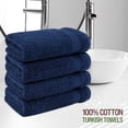 thumbnail image 2 of Juego de toallas de mano American Veteran Towel, 100% algodón, azul marino, x4, 2 of 5