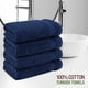 thumbnail image 2 of Juego de toallas de mano American Veteran Towel, 100% algodón, azul marino, x4, 2 of 5
