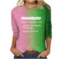 thumbnail image 1 of ZVAVZ Plus Size Tops for Women,Women 3/4 Sleeve Loose Tops Basic Crewneck Tunic Tops Plus Size Casual Pullover Tops Green,Xl, 1 of 5