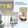 thumbnail image 3 of Yellow Fluorescent Light Covers for Ceiling Lights 4x2 feet,4 Pack Magnetic Light Filters for Classroom,Retro Oil Painting Modern Abstract Art Aesthetics Fluorescent Light Shade Panel for Office, 3 of 9