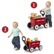 Radio Flyer My 1st 2-in-1 Wagon, Push and Pull Toy for Kids 1-4 Years