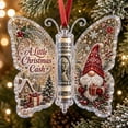 thumbnail image 3 of Christmas Cash Gift Butterfly Ornament,Christmas Money Holders for Cash Gift,Acrylic Diy Money Card Decoration with Hanging Ribbon,Unique Cash Holders for Christmas Tree Hanging Decorations, 3 of 5