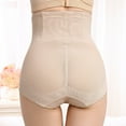 thumbnail image 4 of Defitshape Women's Thong Shaper Shorts Shaper Briefs Shapewear Underwear Panties Butt Lift Hip Dip Nude Large, 4 of 5