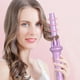 thumbnail image 1 of Rizador de pelo de 2 pulgadas, de cerámica con turmalina, con rotación automática a la izquierda y a la derecha. Produce rizos clásicos. Ideal para cabello corto, mediano y largo., 1 of 6