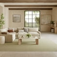 thumbnail image 2 of Nourison Textured Home 5'3" x 7' Ivory Green Farmhouse Indoor Area Rug, 2 of 12