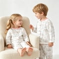 thumbnail image 5 of Boys And Girls Soft Pajamas Cotton Toddler Pjs Long Sleeve Kid Sleepwear Sets,6-12 Months 12-24 Months 2t 3t 4t 5t 6t 7t 8t 9t Children(Pink,3-6 Months), 5 of 6