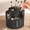 Black, variant on Hollow Pencil Holder For Desk, 4 Slots 360°Degree Rotating Desk Organizers And Accessories, Desktop Storage Stationery Supplies Organizer, Cute Pencil Cup Pot For Office, Home