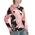 thumbnail image 6 of Xecao Cute Axolotl Sakura Blossoms A Pattern Hoodies for Women Sweatshirts Long Sleeve Sweatshirts Pullover Outfits with Pocket-, 6 of 7