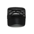 thumbnail image 2 of WITHMOONS Summer Breathable Cadet Hat Basic Mesh Military Army Cap YZ40117 (Black), 2 of 6