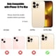 thumbnail image 2 of Reemplazo de Vidrio Trasero Mingxiong para iPhone 13 Pro Max Dorado, 2 of 5