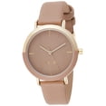 thumbnail image 1 of Reloj Nine West Para Mujer En Tono Dorado Y Correa Color Canela Nw/2346Gptn, 1 of 5
