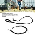 thumbnail image 4 of Double Dog Leashes, High Elasticity Prevent Tangle Dog Leash 360 Degree Rotating Buckle Soft 1 for 2 Stretchable  for Running for Training, 4 of 8