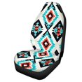 thumbnail image 5 of Jeiento Aztec Car Seat Covers Front Seats Only African Tribal Front Bucket Seat Covers 1 Piece Stretchy Car Seat Protectors Covers Auto Accessories Fit for Most SUV Van Sedan Truck Interior Decor, 5 of 6