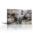 thumbnail image 1 of John The Baptist and The Pharisees - Contemporary Fine Art Giclee on Canvas Gallery Wrap - wall décor - Art painting - 27 x 18 Inch - Ready to Hang, 1 of 2