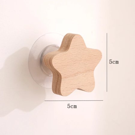 Adorable Creative Japanese Animal Decorative Hanging Hook Star - Nordic Cute Adhesive Clothes Handle Multifunctional Hook