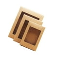 thumbnail image 3 of Cateissary Caja de regalo de 30 uds, papel Kraft Vintage DIY, paquete de cumpleaños de dulces, caja de Navidad, cajas de adornos, joyería de Almacenamiento y organización del hogar 10*10*5 CM, 3 of 6
