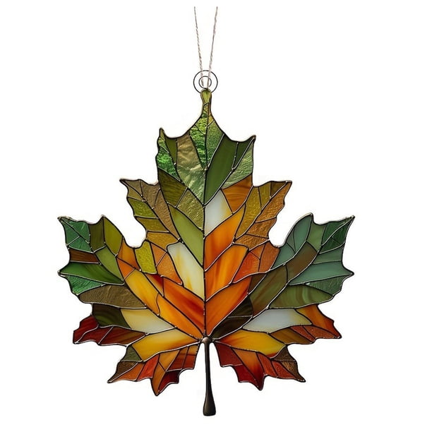 Decoraciones de hojas de arce para exteriores Yuarrent Kits de decoración para fiestas Verde