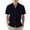 Navy, variant on Plain Tshirt Mens White T Shirts Pack Mens Textured Dress Shirts Casual Summer Button Down Short Sleeve Collar Tops Lightweight V Neck Stretch Soft Hawaiian Shirts