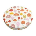 thumbnail image 1 of Disketp Cute Cartoon Mushrooms Funda Redonda para Taburete, Funda de Cojín para Silla de Bar Suave y Elástica-13 inch, 1 of 7