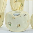 thumbnail image 4 of Ketyyh-chn99 0-3 Months Baby Boy Clothes Baby Must Haves For Newborns Coat+2 Pants+Hat+Bib 5PCS Size for 0-3 Months,Yellow, 4 of 8
