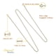thumbnail image 4 of Cadena Italiana De 10k, Estilo Cubana, Calibre 2mm, De 45cm, 4 of 5