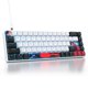 thumbnail image 1 of Teclado Gaming Ussixchare 60% Interruptor mecánico rojo de 68 teclas, 1 of 7