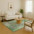 thumbnail image 7 of Addison Rugs Mayfield Premium Machine Washable Transitional Modern Green Rectangle Rug, 9' x 12', 7 of 7