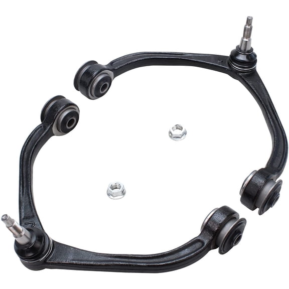 Detroit Axle - Front 2pc Control Arms for 05-10 Dodge Dakota, 06-09 Mitsubishi Raider, 11 Ram Dakota, 2 Upper Control Arms w/Ball Joints Assembly Set