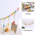 thumbnail image 3 of LOLIPPYY Wooden Hanging Beads Wall Decor with Picture Clip, 1 Piece - Rustic Home Decoration, 3 of 8