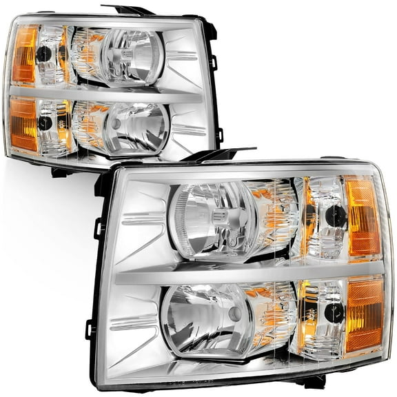 RVNI YITAMOTOR Headlights for 2007 - 2014 Chevy Silverado 1500 2500 3500 Headlamp