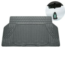 FH Group Premium Climaproof Vinyl Car Floor Mat, Universal 1 pc Gray Trunk Cargo Liner with Air Freshener