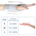 thumbnail image 2 of TFixol Grey Left-Hand Wrist Brace with Steel Plate for Tendon Support and Injury Prevention, Medium Size, 2 of 6