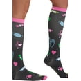 thumbnail image 4 of Cherokee Printsupport Women 8-12 mmHg Support Socks, Plus, Scrub Life - Scrub Life,Plus, 4 of 7