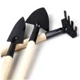 thumbnail image 4 of LOLIPPYY 3-Piece Gardening Tools Set with Wooden Handles and Black Finish, Perfect for Beginner Gardeners, 4 of 5