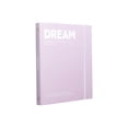 thumbnail image 2 of A4 Ring Binder Cover, 3 Ring Loose Leaf Notebook Shell for Document Storage, Plastic Folder with Elastic Bands and Pen Clip, Portable Binder for School Office and Meeting, 2 of 6