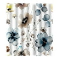 thumbnail image 2 of HBBKVI Shower Curtain for Bathroom Floral Watercolor Printing Waterproof Shower Curtain with Hooks Shower Curtain 59" x 71", 2 of 6