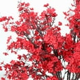 thumbnail image 3 of Jaky-Global 20 unidades de flores artificiales rojas con aliento para bebés, 3 of 6