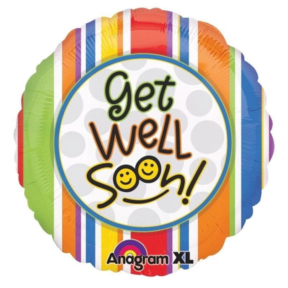 SEASONAL Foil 8" Multi-color Special Ocassion Balloon