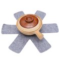 thumbnail image 1 of SASABAXI 12 Pcs Cooking Pan Mat Pot Protectors for Nonstick Pans Grey Insulation, 1 of 6
