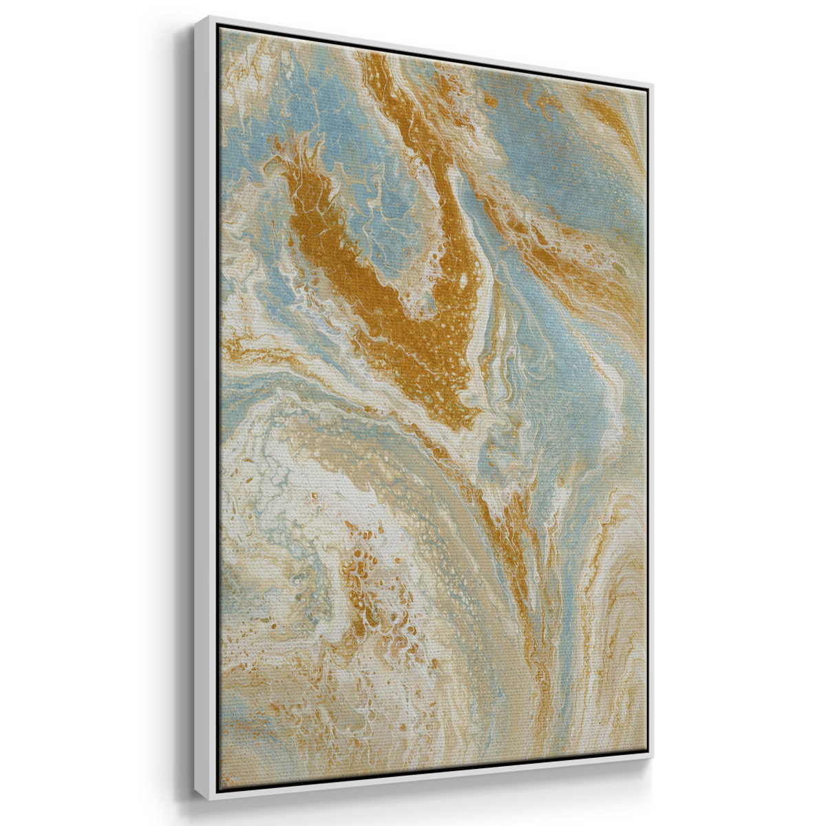 C41 Framed Premium Gallery Wrapped Canvas - Ready to Hang - 17 x 25 - White Floating Frame