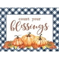 thumbnail image 2 of Lettered And Lined 32x25 Black Ornate Wood Framed with Double Matting Museum Art Print Titled - Count Your Blessings, 2 of 4