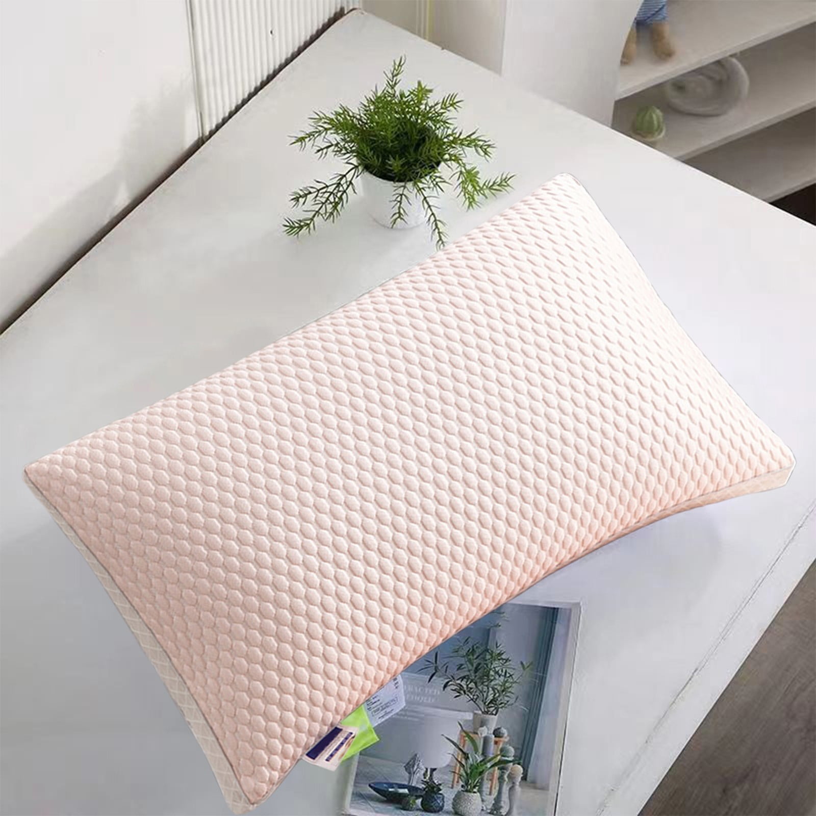 100Fens Firm Pillow Shredded Memory Foam(Adjustable Loft), Cooling Breathable for Sleeping  (图5) 100Fens Firm Pillow Shredded Memory Foam(Adjustable Loft), Cooling Breathable for Sleeping  (图5)
