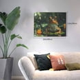 thumbnail image 2 of Logiee Intellectual Frog Pond Print Canvas Wall Art,Canvas Picture Prints with Frame, Wall Art Decorative,Canvas Decorative,Suitable for Living Room Bedroom Office Room 30x40, 2 of 6
