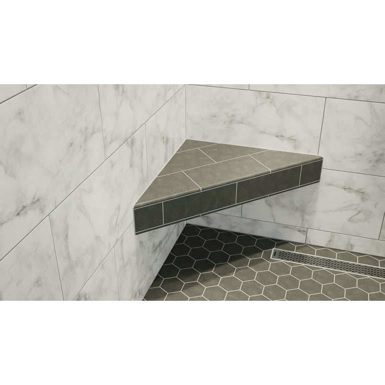 Granite corner shower seat sale