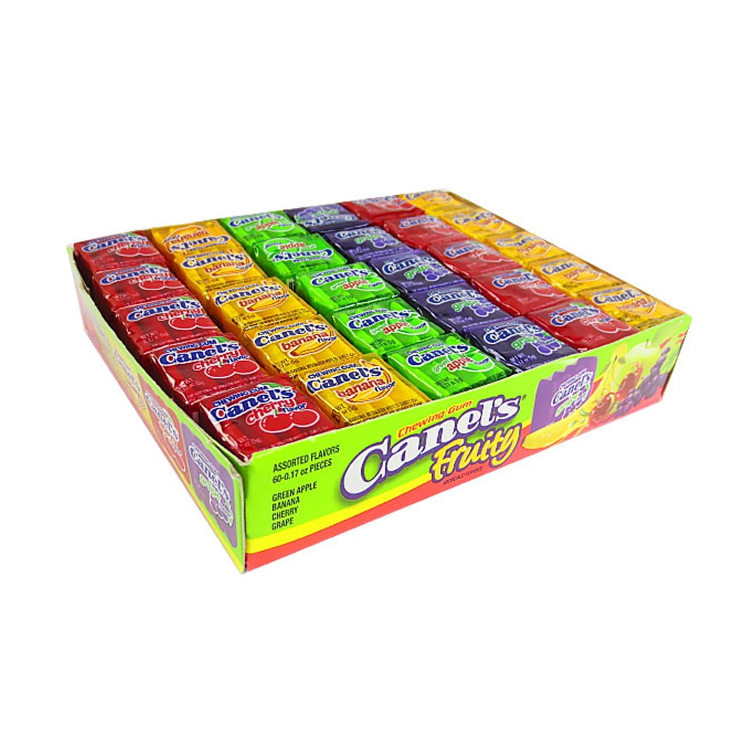 Canel's Chewing Gum Fun Pack, Assorted Fruit Flavors, 4 Pieces, 4 Pack