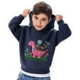 thumbnail image 4 of fnnxnal Toddler Hoodie 4T Navy - 100% Polyester Soft Quick-Drying, Machine-Washable for Ages 2-8, Great for School & Playdates, 4 of 5